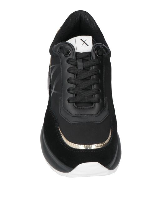 ARMANI EXCHANGE Black Trainers