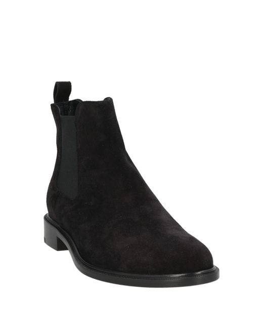 Antonio Barbato Black Ankle Boots Leather