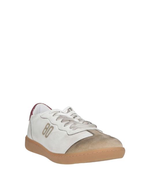 Be980 White Sneakers Leather for men