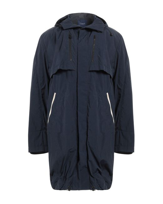Drumohr Blue Overcoat & Trench Coat for men