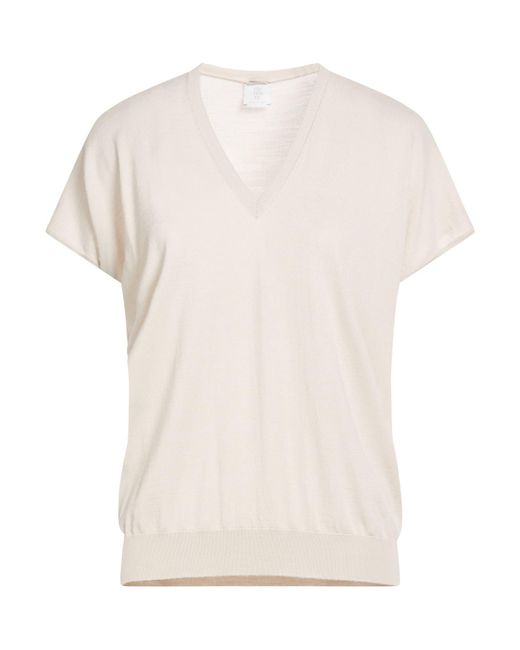 Eleventy White Sweaters