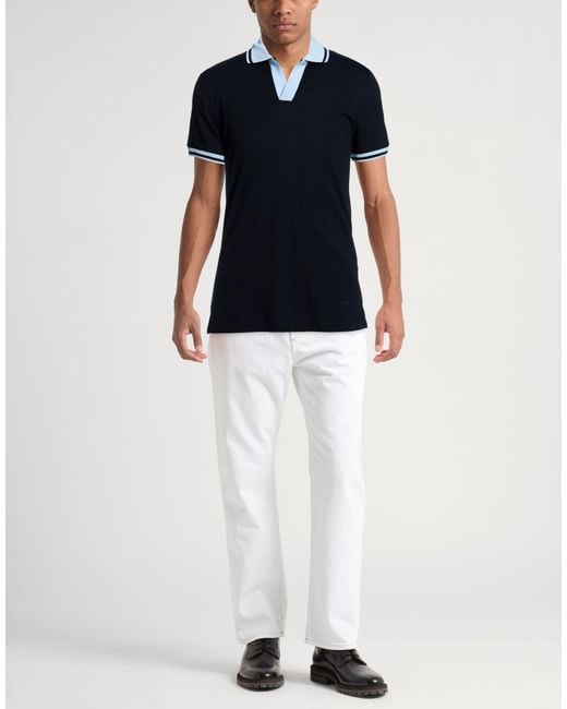 Emporio Armani Black Polo Shirt for men