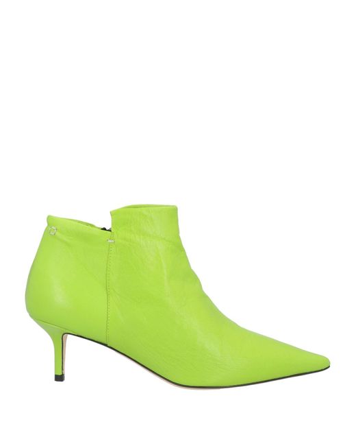 Collection Privée Green Ankle Boots