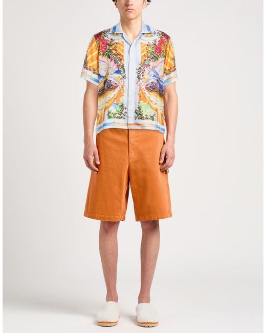 Casablanca Multicolor Light Shirt Silk for men