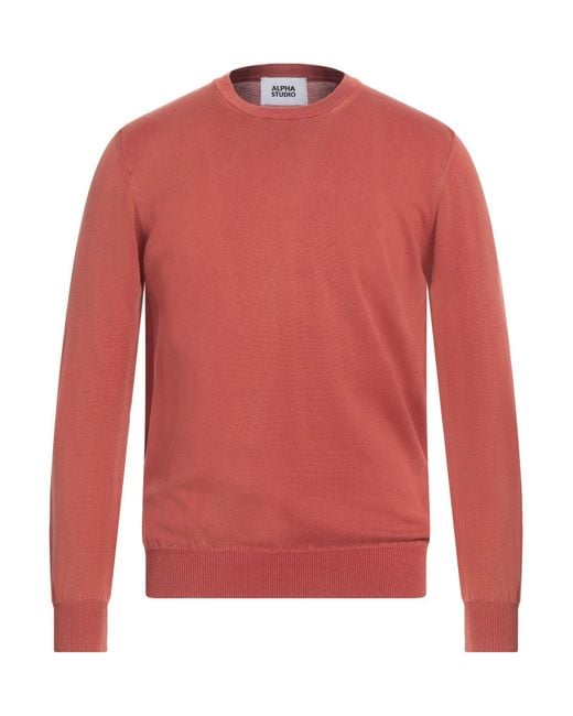 Pullover Alpha Studio de hombre de color Red