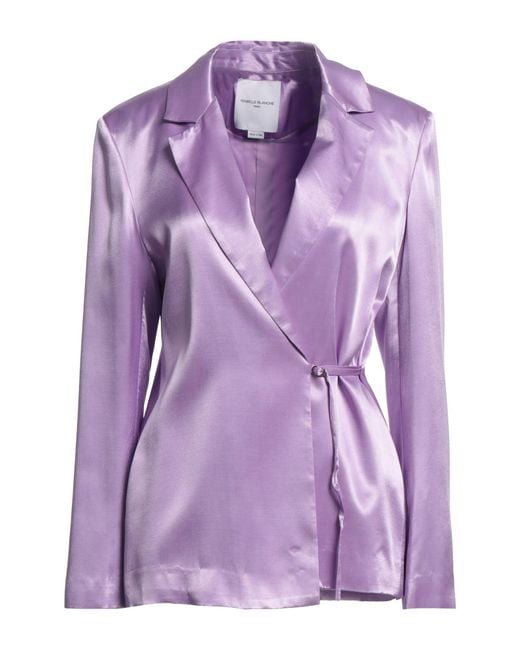 Isabelle Blanche Purple Blazer