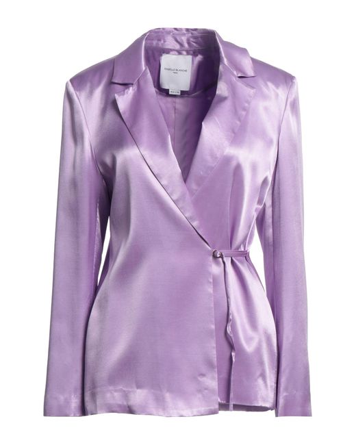 Isabelle Blanche Purple Blazer