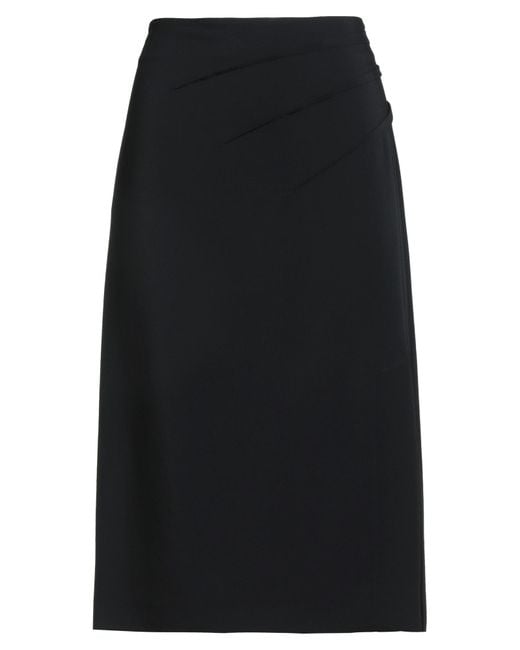 Alberta Ferretti Black Midi-Rock