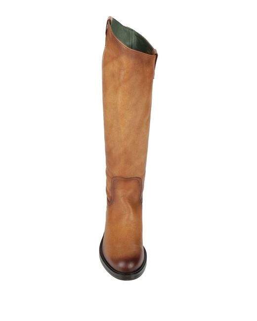 Felmini Brown Tan Boot Leather