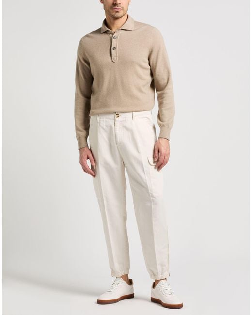 Brunello Cucinelli Natural Trouser for men