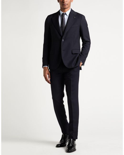 Lardini Blue Suit Wool for men