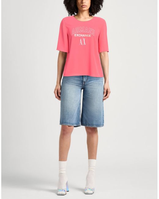 ARMANI EXCHANGE Pink Top