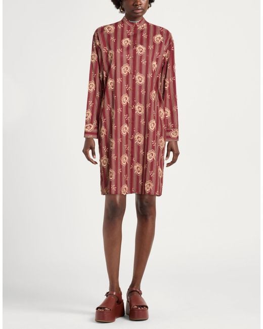 Robe Midi Ottod'Ame en coloris Red