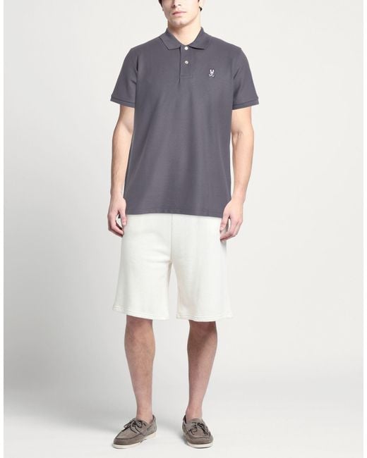 Psycho Bunny Gray Polo Shirts for men