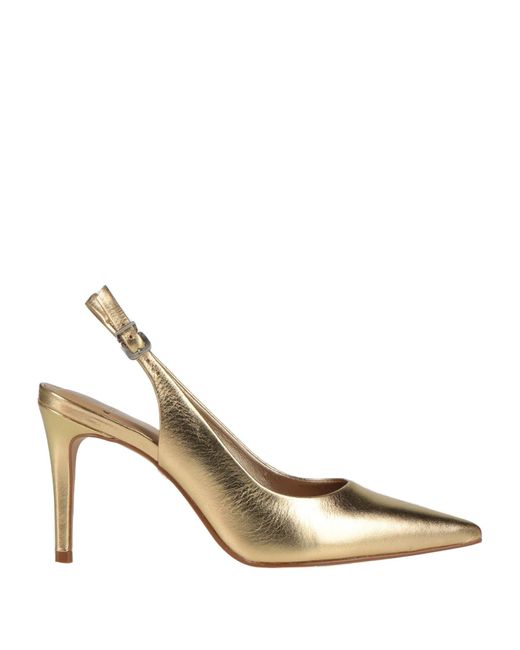 Decolletes di Carrano in Metallic