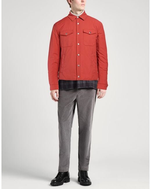 Eleventy Red Jackets for men