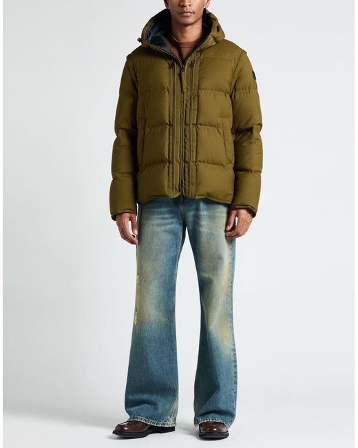 DUNO Green Puffers for men