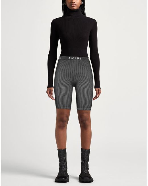 Amiri Gray Shorts & Bermuda Shorts Polypropylene, Polyamide, Elastane