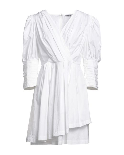 Robe courte BATSHEVA en coloris White