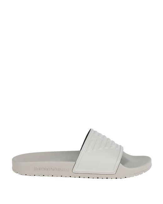 Emporio Armani White Sandals