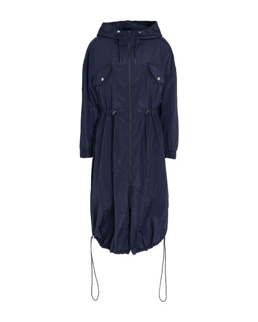 ALPHATAURI Blue Overcoat & Trench Coat