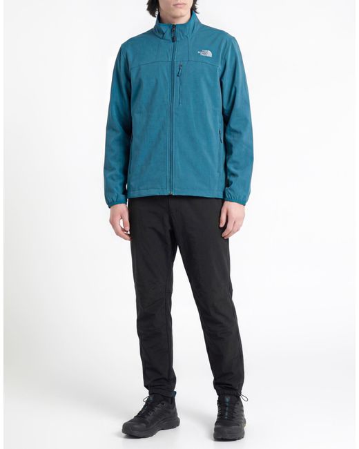 The North Face Blue Deep Jacket Polyester, Elastane for men