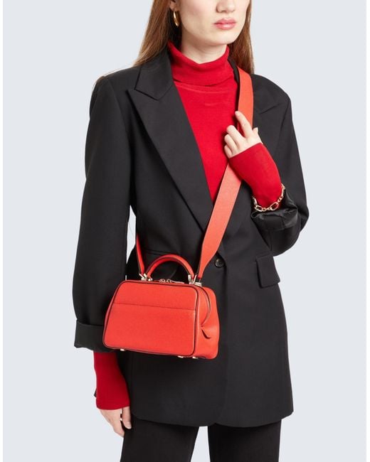 Valextra Red Handbag