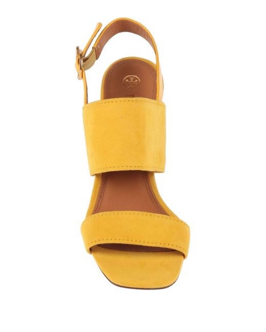 Tory Burch Sandals in Yellow Lyst UK