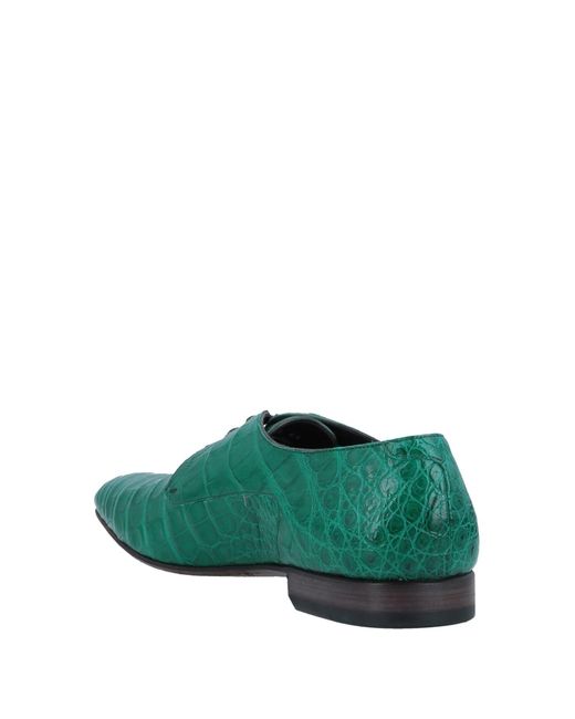 Zapatos de cordones Alberto Guardiani de Cuero de color Verde para hombre |  Lyst
