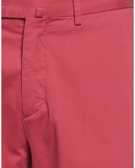 Hackett Red Pants Cotton, Elastane for men