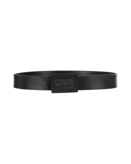 Class Roberto Cavalli Black Belt for men
