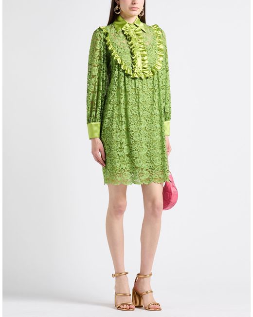 Nora Barth Green Mini Dress