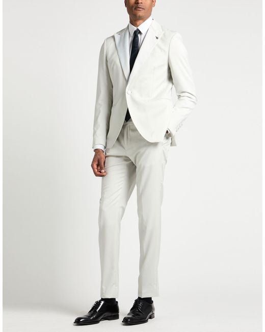 Paoloni White Suits for men