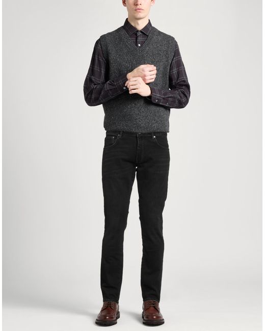 Hackett Black Jeans Cotton, Elastane for men