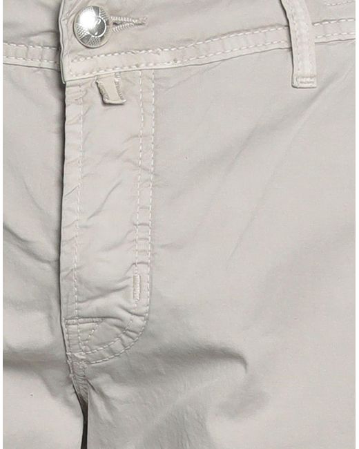 Jacob Coh?n Gray Light Shorts & Bermuda Shorts Cotton, Elastane for men