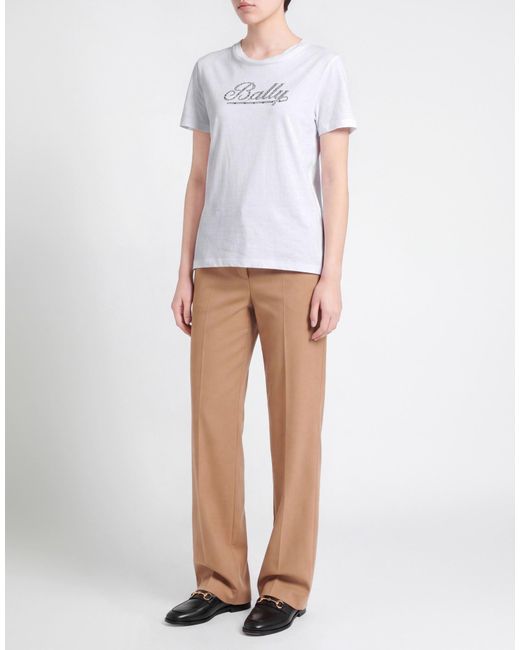 Bally White T-Shirt Cotton