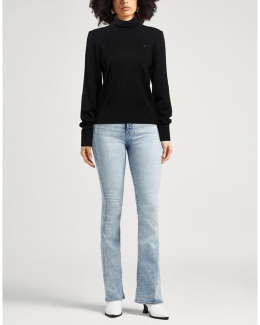 AMI Black Rollkragenpullover