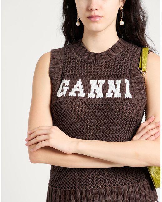Pullover Ganni de color Brown