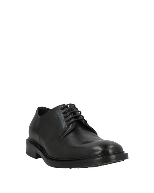 Seboy's Black Lace-Up Shoes for men