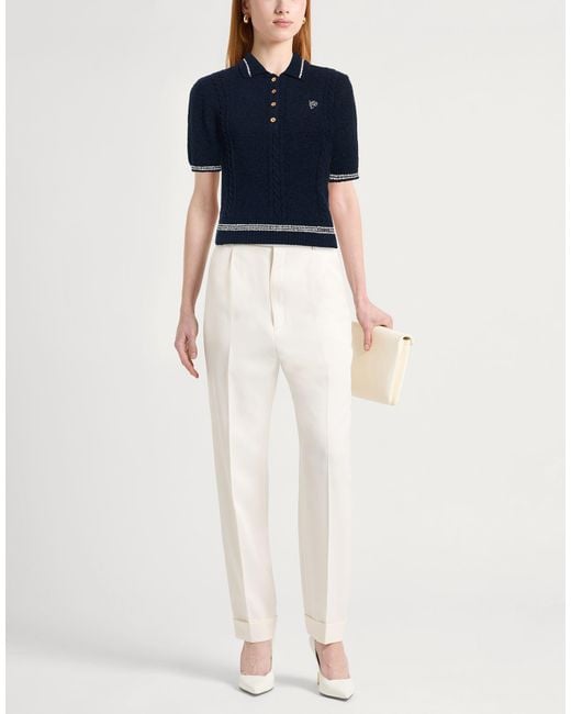 Emilio Pucci Blue Midnight Sweater Cotton, Polyamide