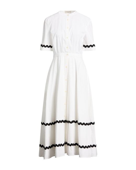 Officine Generale White Midi Dresses
