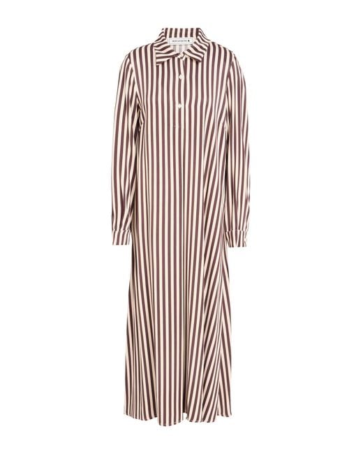 Shirtaporter Natural Maxi Dress Viscose, Elastane