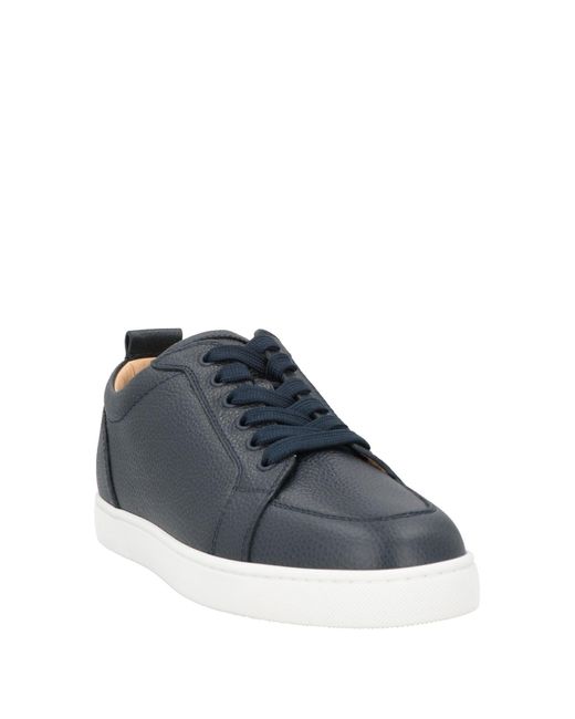 Christian louboutin trainers blue hot sale