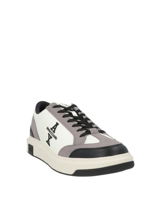 ARMANI EXCHANGE White Trainers for men