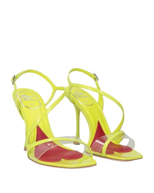 Roger Vivier Yellow Sandals