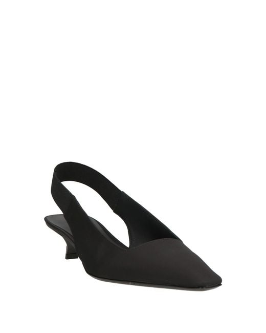 Emporio Armani Black Pumps Polyamide, Polyester, Rubber