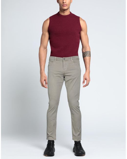 Guess Gray Denim Trousers for men