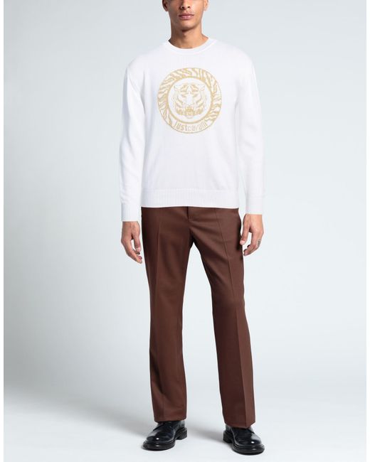 Just Cavalli White Jumper for men