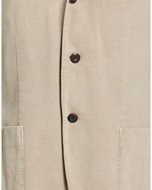 Boglioli Natural Blazer Cotton, Elastane for men