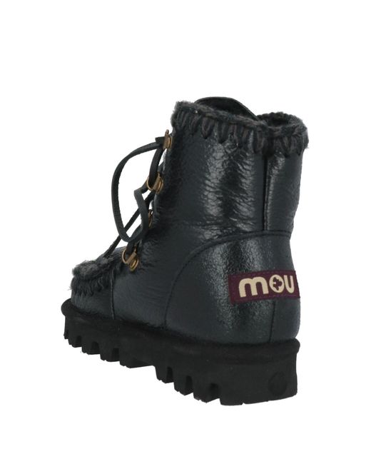 Mou Black Ankle Boots